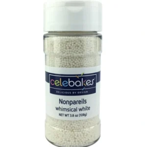 Celebakes Whimsical White Nonpareils, 3.8 oz. - cozylivehome.com | we sell a wide range of comfortable household items* Foods