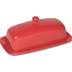 Shop All^CERAMIC BUTTER DISH RED - cozylivehome.com | we sell a wide range of comfortable household items