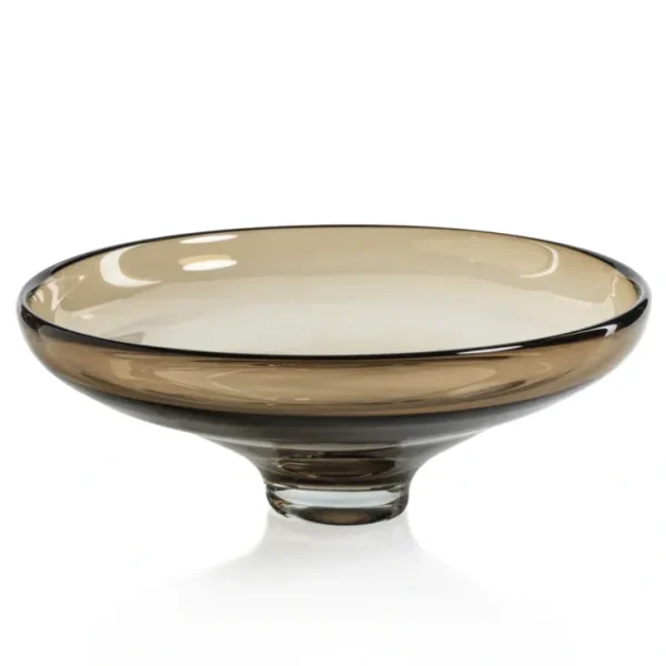CH-6803 Cambria Glass Bowl - Taupe - cozylivehome.com | we sell a wide range of comfortable household items* Giftware