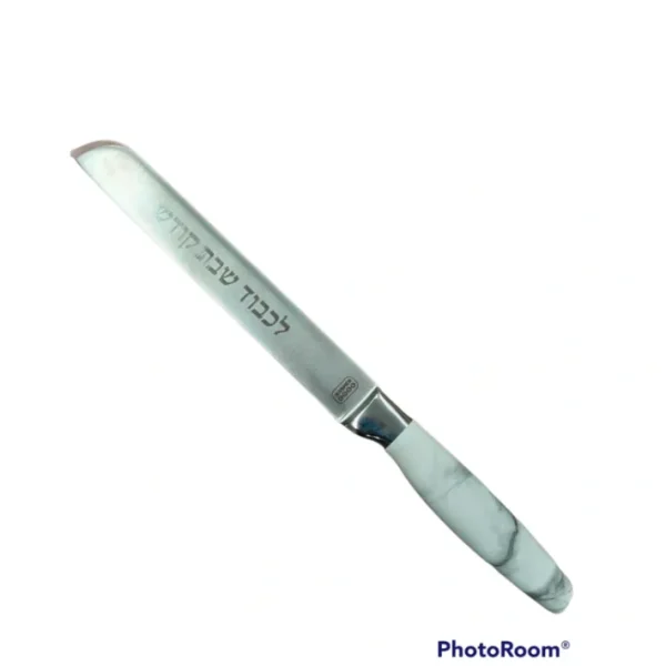 Shop All^8" Challah Knife - White Marble look -Non Serrated 04536 - cozylivehome.com | we sell a wide range of comfortable household items