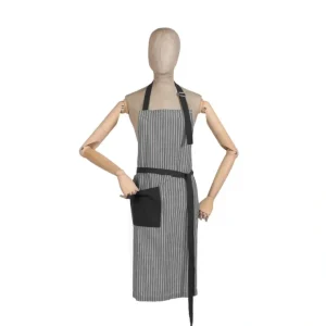 Chambray Stripe Ajustable Apron Black - cozylivehome.com | we sell a wide range of comfortable household items* Housewares