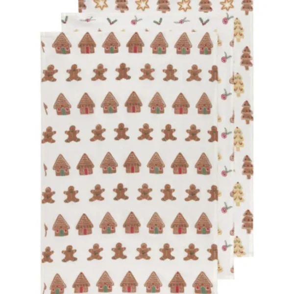 Shop All^Christmas Cookies Bakers Floursack Dishtowels Set-3 - cozylivehome.com | we sell a wide range of comfortable household items