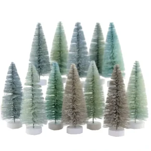 Christmas Rainbow Trees Winter Blue 5.25" - cozylivehome.com | we sell a wide range of comfortable household items* Holiday Decor