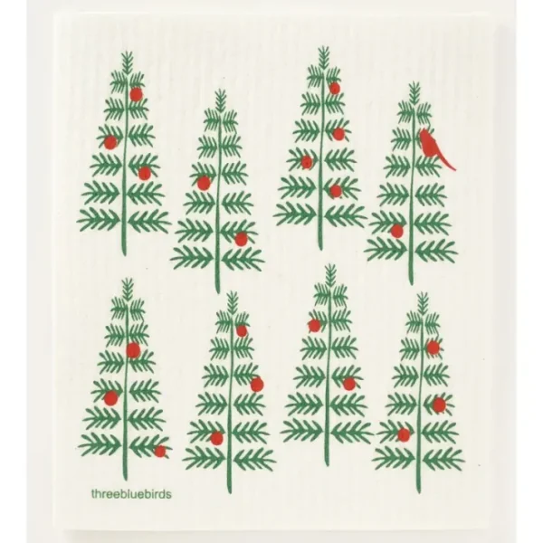 Shop All^CHRISTMAS TREES SWEDISH DISHCLOTH - cozylivehome.com | we sell a wide range of comfortable household items