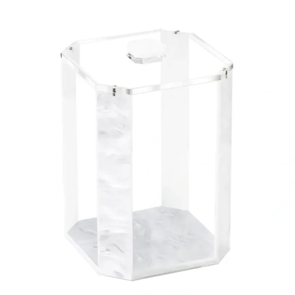CJ02 COOKIE JAR ACRYLIC WHITE PEARL - cozylivehome.com | we sell a wide range of comfortable household items* Giftware