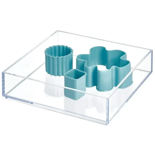 Shop All^Clarity Drawer Organizer 8" x 8" x 2" Clear - cozylivehome.com | we sell a wide range of comfortable household items