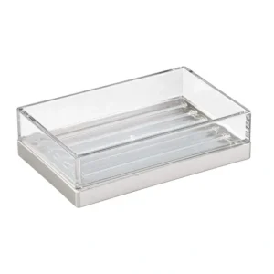 Clarity Soap Dish Clear/Brushed - cozylivehome.com | we sell a wide range of comfortable household items* Housewares