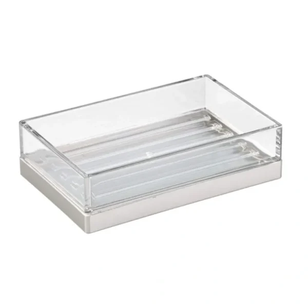 Clarity Soap Dish Clear/Brushed - cozylivehome.com | we sell a wide range of comfortable household items* Housewares