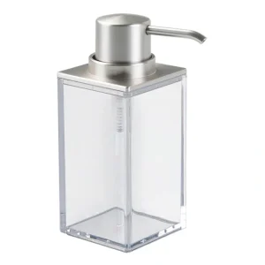 Clarity Soap Pump Clear/Brushed - cozylivehome.com | we sell a wide range of comfortable household items* Housewares