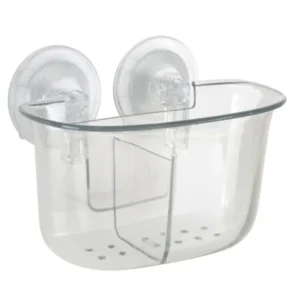 Clear Power Lock Suction Organizer W. 2 Comp. - cozylivehome.com | we sell a wide range of comfortable household items* Housewares