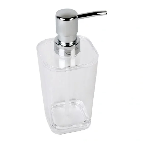 CLEAR SOAP DISPENSER WITH Chrome Pump - cozylivehome.com | we sell a wide range of comfortable household items* Housewares