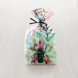 Shop All^Clear Spider Web Iridescent Halloween Treat Bags & Ties - cozylivehome.com | we sell a wide range of comfortable household items