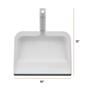 Shop All^Clip-on Dustpan with Rubber Lip, Grey - cozylivehome.com | we sell a wide range of comfortable household items