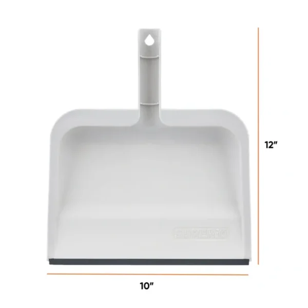Shop All^Clip-on Dustpan with Rubber Lip, Grey - cozylivehome.com | we sell a wide range of comfortable household items