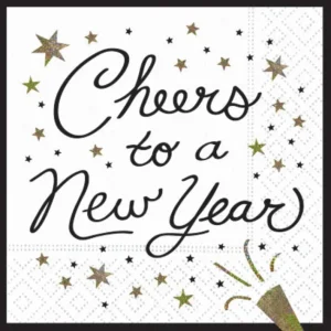 Shop All^COCKTAIL NAPKIN CHEERS TO A NEW YEAR 18 PK - cozylivehome.com | we sell a wide range of comfortable household items