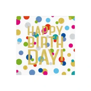 Shop All^COCKTAIL NAPKIN CONFETTI HAPPY BIRTHDAY - cozylivehome.com | we sell a wide range of comfortable household items