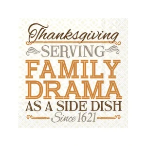 Shop All^Cocktail Napkin, Serving Family Drama - cozylivehome.com | we sell a wide range of comfortable household items