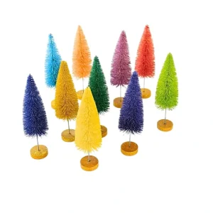 Cody Foster Bottle Brush Trees 6" - cozylivehome.com | we sell a wide range of comfortable household items* Holiday Decor