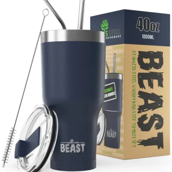 Shop All^COFFEE TUMBLER SS 40 OZ NAVY - cozylivehome.com | we sell a wide range of comfortable household items