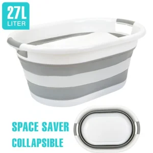 Collapsible/Folding Laundry Basket- Oval Shaped 31L - cozylivehome.com | we sell a wide range of comfortable household items* Housewares