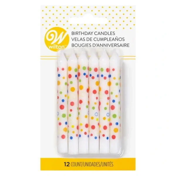 Shop All^Colorful Polka Dot Birthday Candle Set - cozylivehome.com | we sell a wide range of comfortable household items