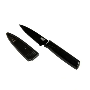 Shop All^COLORI SERRATED PARING KNIFE BLK 4" - cozylivehome.com | we sell a wide range of comfortable household items