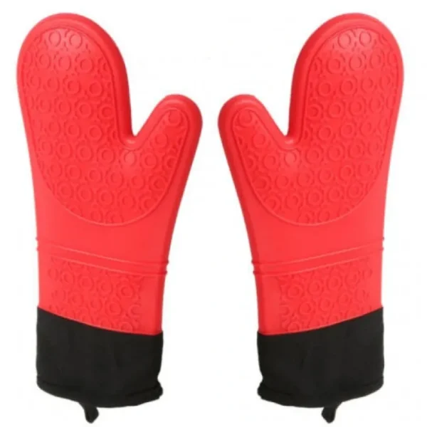 Cool Touch - Silicone Oven Mitt - 13 in, Red, - cozylivehome.com | we sell a wide range of comfortable household items* Housewares