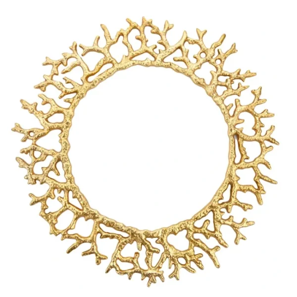 Shop All^91422 CORAL CHARGER - GOLD - cozylivehome.com | we sell a wide range of comfortable household items
