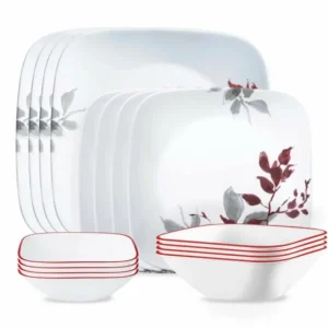 Shop All^CORELLE SET SQUARE, KYOTO LEAVES Service For 4 - cozylivehome.com | we sell a wide range of comfortable household items
