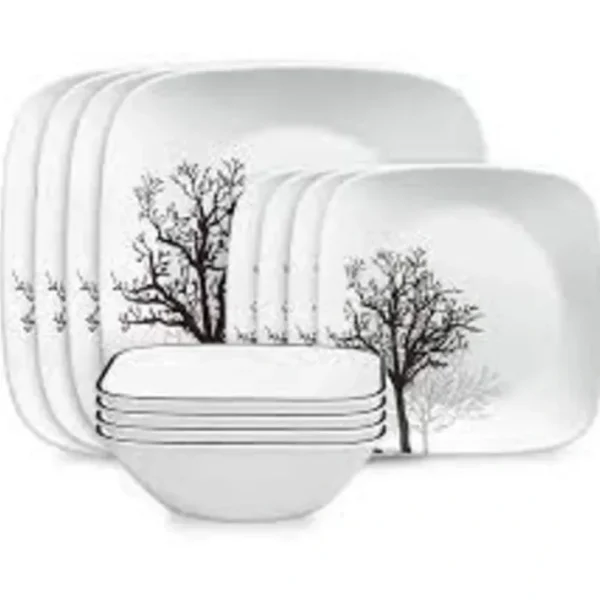 Shop All^CORELLE SET SQUARE, TIMBER SHADOWS Service For 4 - cozylivehome.com | we sell a wide range of comfortable household items
