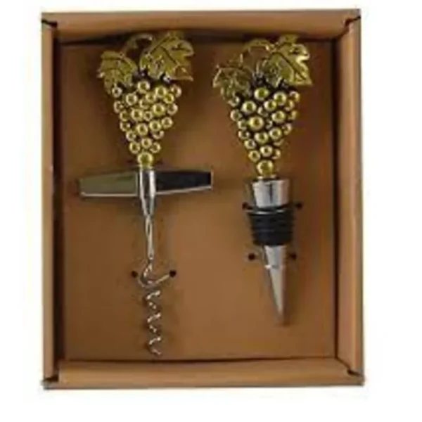 Cork Screw & Stopper "Grapes" - cozylivehome.com | we sell a wide range of comfortable household items* Giftware