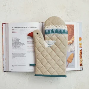 Shop All^Cotton Printed Dove Shaped Hot Mitt - cozylivehome.com | we sell a wide range of comfortable household items