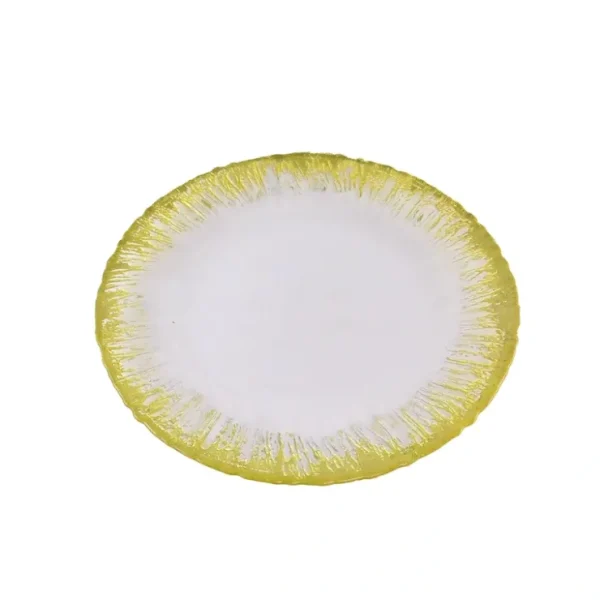 CP304G Round Plates with Flashy Gold Design- 8"D - cozylivehome.com | we sell a wide range of comfortable household items* Giftware