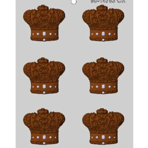 Shop All^90-14783 Crown With GEMs 2" Chocolate Mold - cozylivehome.com | we sell a wide range of comfortable household items