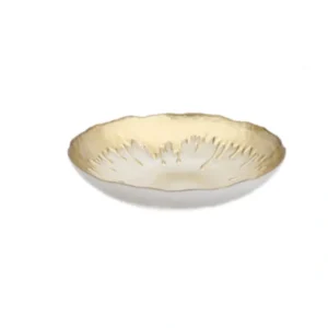 CSB2311 Gold Dipped Salad Bowl - 11.75"D - cozylivehome.com | we sell a wide range of comfortable household items* Giftware