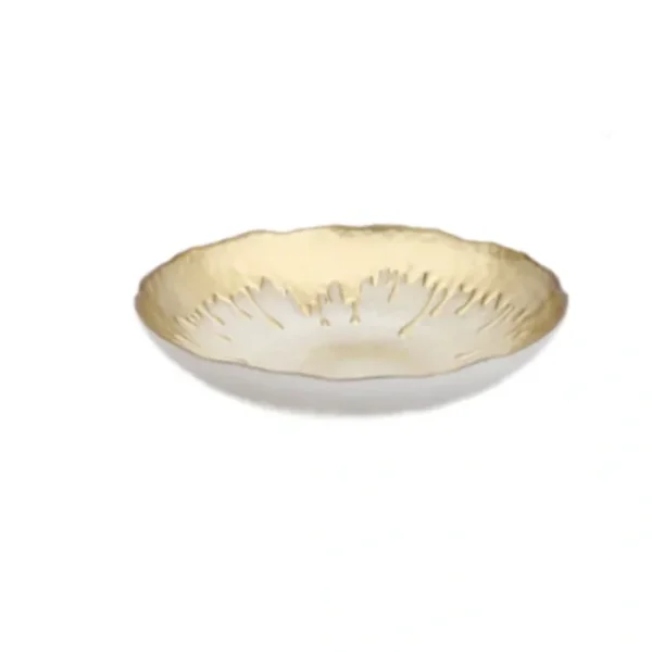 CSB2311 Gold Dipped Salad Bowl - 11.75"D - cozylivehome.com | we sell a wide range of comfortable household items* Giftware