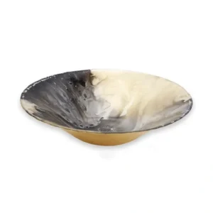 CSB2319 Gold Marbelized Salad Bowl - 11.75"D - cozylivehome.com | we sell a wide range of comfortable household items* Giftware