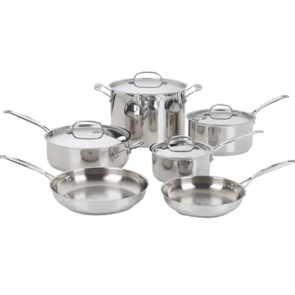 Cuisinart 10 Piece CHEFS CLASSIC COOKWARE SS - cozylivehome.com | we sell a wide range of comfortable household items* Housewares