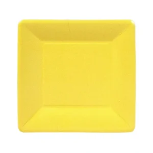 Shop All^DESSERT PAPER PLATE GROSGAIN BORDER YELLOW 7IN - cozylivehome.com | we sell a wide range of comfortable household items