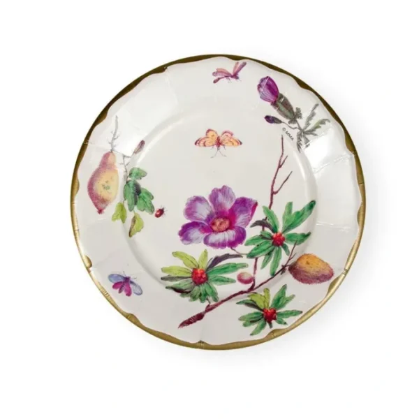 Shop All^DESSERT PAPER PLATE PORCELAIN BLOOMS IVORY - cozylivehome.com | we sell a wide range of comfortable household items