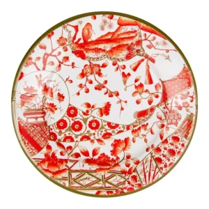 Shop All^DESSERT PLATE GILDED PORCELAIN CORAL - cozylivehome.com | we sell a wide range of comfortable household items