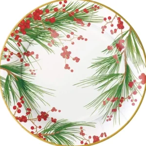 Shop All^DINNER PAPER PLATE BERRIES AND PINE - cozylivehome.com | we sell a wide range of comfortable household items