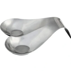 Double Spoon Rest Stainless Steel 8.5 x 7 x 2" - cozylivehome.com | we sell a wide range of comfortable household items* Housewares