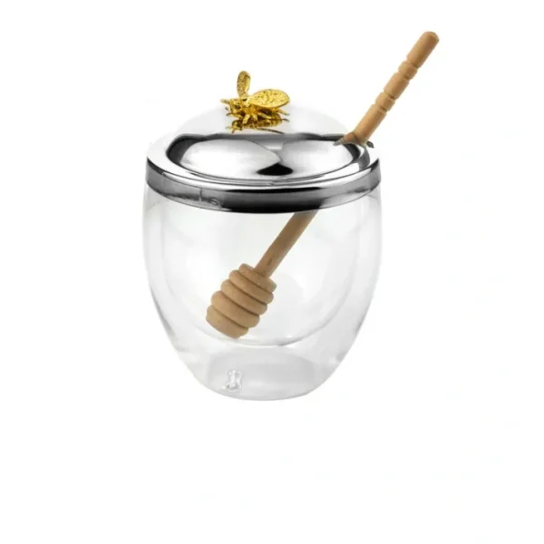 Shop All^96420 Double Wall Honey Dish - Bee - cozylivehome.com | we sell a wide range of comfortable household items
