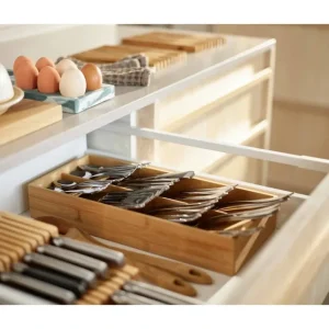 Shop All^DrawerStore Bamboo Large Cutlery Organizer - cozylivehome.com | we sell a wide range of comfortable household items