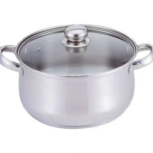 DUTCH OVEN-6qt S.S. W/GLASS COVER - cozylivehome.com | we sell a wide range of comfortable household items* Housewares