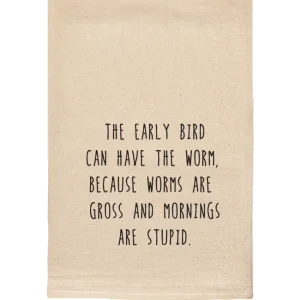 Shop All^EARLY BIRD FUNNY NATURAL TOWEL - cozylivehome.com | we sell a wide range of comfortable household items