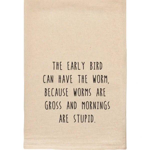 Shop All^EARLY BIRD FUNNY NATURAL TOWEL - cozylivehome.com | we sell a wide range of comfortable household items