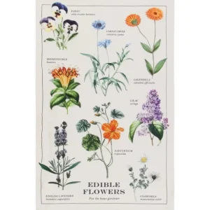 Shop All^Edible Flower Tea Towel - cozylivehome.com | we sell a wide range of comfortable household items