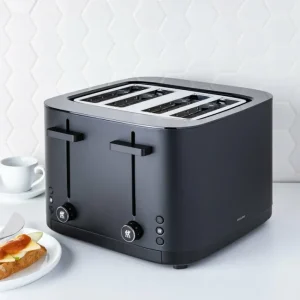 Shop All^Enfinigy Matte Black Toaster 4 Slices - cozylivehome.com | we sell a wide range of comfortable household items